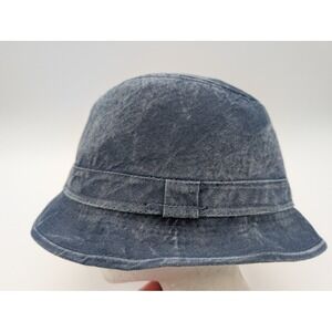 Mirmaru Blue Acid Wash Denim Bucket Hat JCMFD6038 L/XL Mens Womens